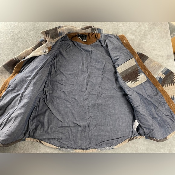 Jachs New York Aztec Southwest Polyester Wool Blend Button Jacket Size XL - Picture 10 of 15